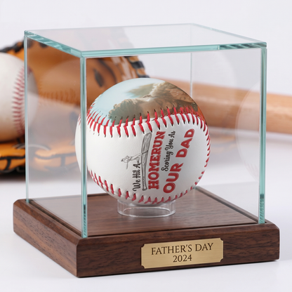 Custom Photo Baseball, Gift for Baseball Dad