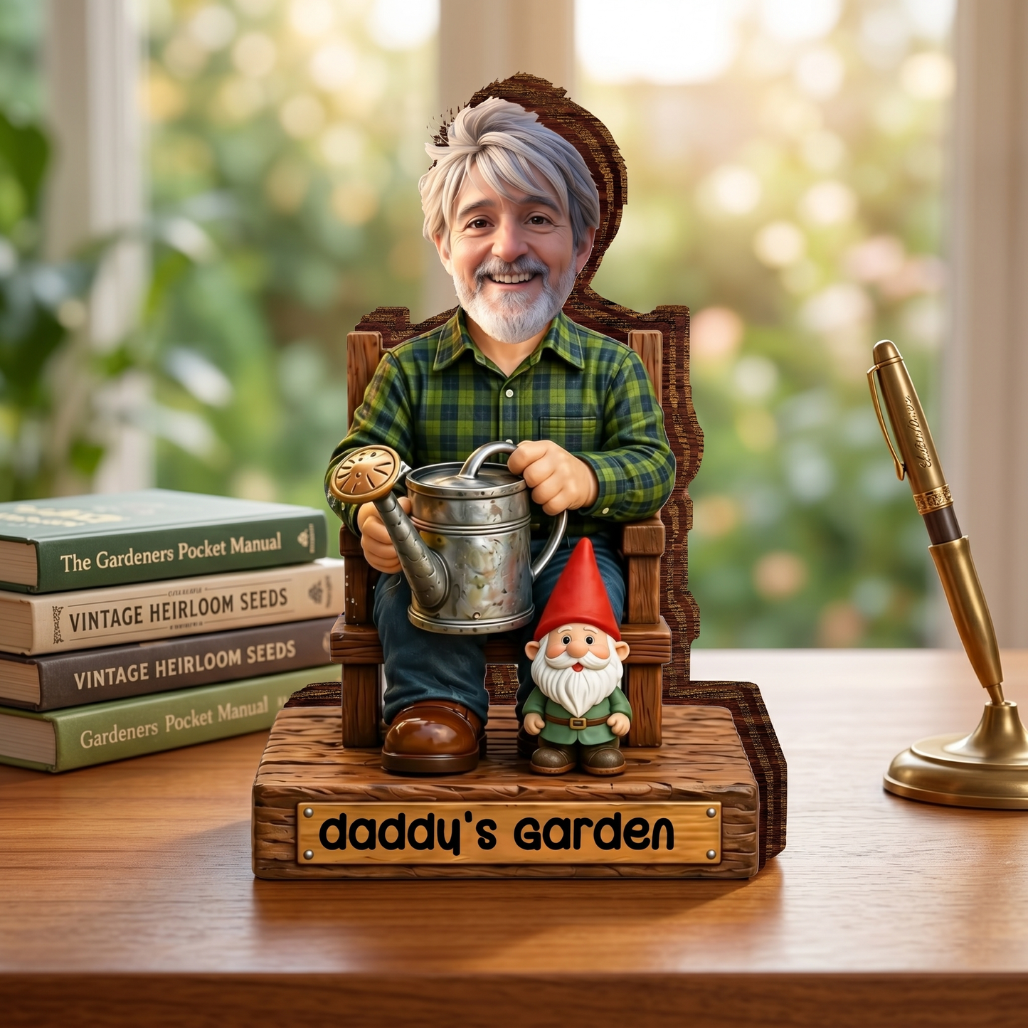Custom 3D Cartoon Style Gnome Block
