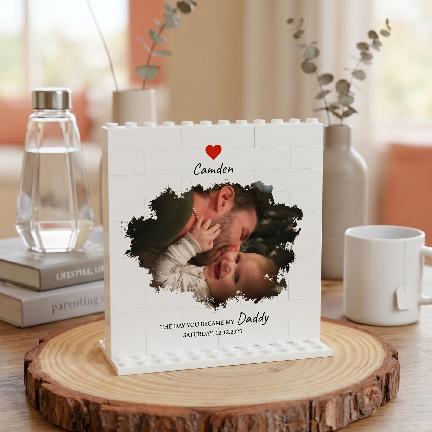 Custom Daddy Moment Puzzle Photo Block