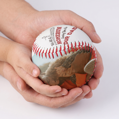 Custom Photo Baseball, Gift for Baseball Dad