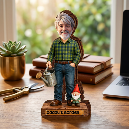 Custom 3D Cartoon Style Gnome Block