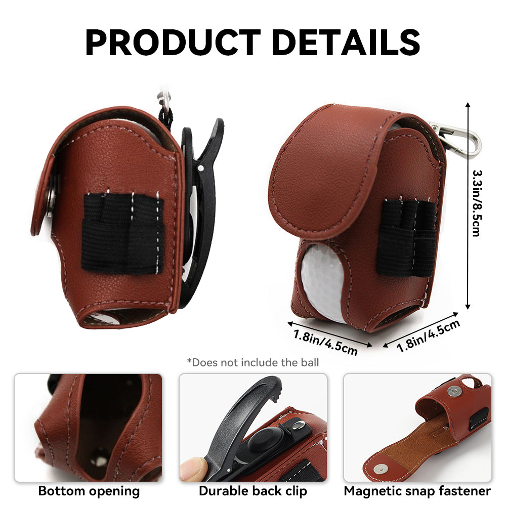 Custom Best Dad by Par Golf Ball Bag